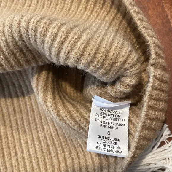 New Cropped Sweater Trench Size Small (fits like large) - Picture 8 of 8